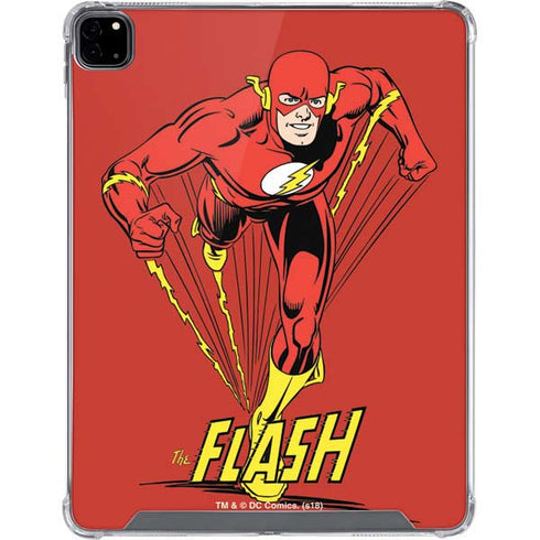 DC Comics The Flash Classic Action Pose Art iPad Pro 12.9in (2020) Clear Case